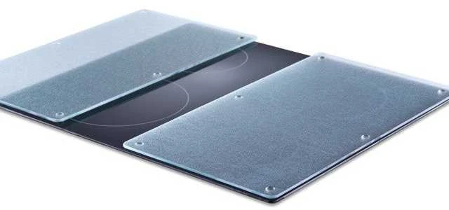 PIECES Stiklinės apsauginės plokštės GLASS viryklei — 2 vnt., ZELLER