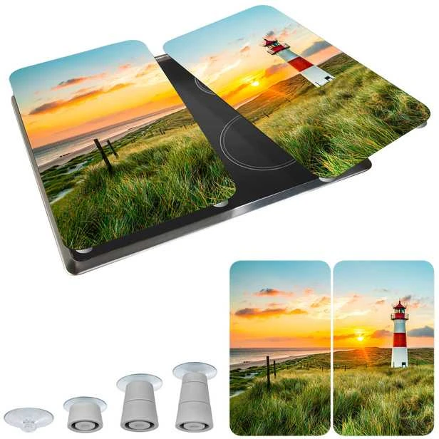 Maximex PIECES Stiklinės apsauginės plokštės krosnelei LIGHTHOUSE, 2 vnt