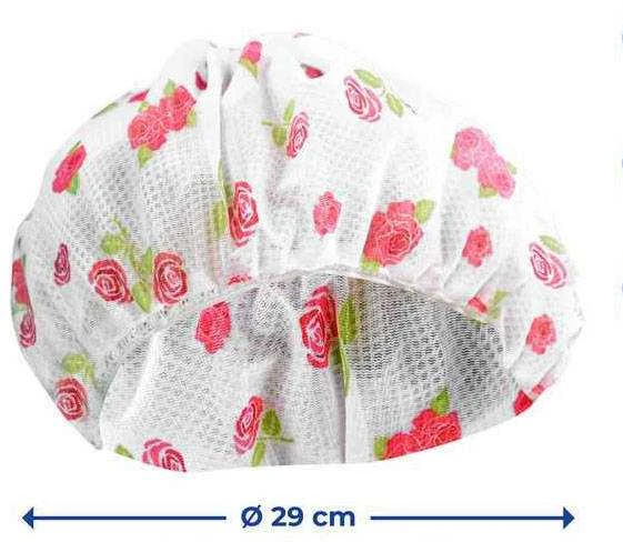 Maximex PIECES Tinklelis plaukams miegoti, 2 vnt., Ø 34 cm, rožių raštas