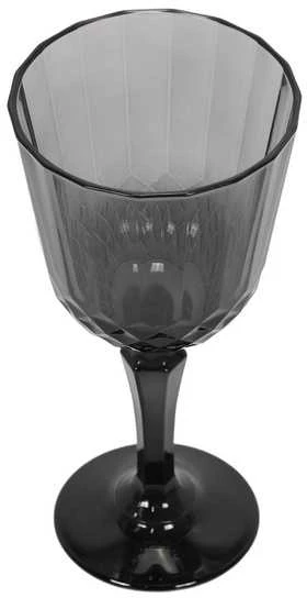 Excellent Houseware Pilkos stiklinės vyno taurė, 310 ml