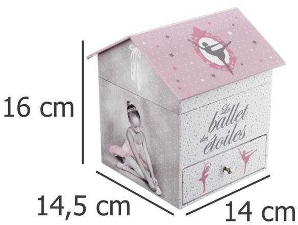 Cann Muzikinė dėžutė Balerina H 16 cm