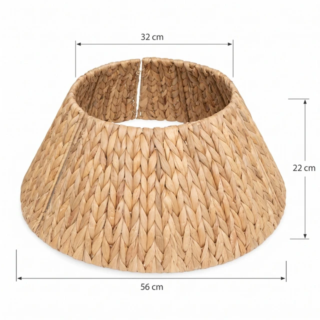 Fééric Lights and Christmas Woven medžio stand cover, medžio collar, Ø 56 cm