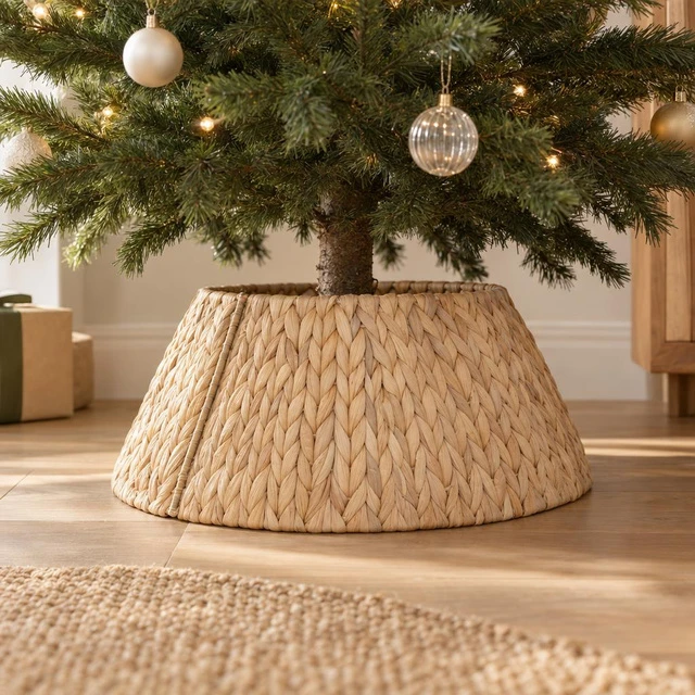 Fééric Lights and Christmas Woven medžio stand cover, medžio collar, Ø 56 cm