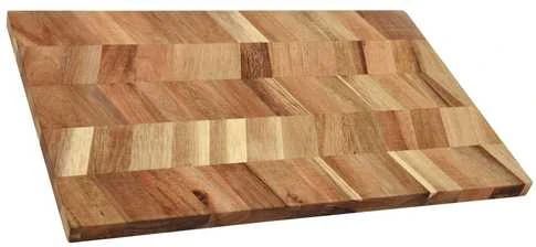 Excellent Houseware Virtuvinė akacijų pjaustymo lenta serviravimui, antibakterinė, 40x25 cm