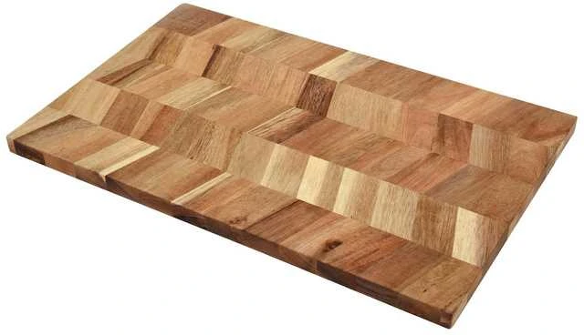 Excellent Houseware Virtuvinė akacijų pjaustymo lenta serviravimui, antibakterinė, 40x25 cm