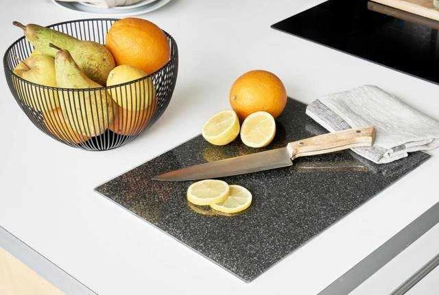 Pjovimo lenta Antracitas Granitas, 40x30 cm, ZELLER