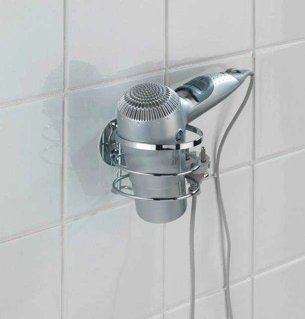 Plaukų džiovintuvas holder, Turbo-Loc - stainless steel, WENKO