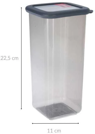 Storage Solutions Sandėliavimo konteineris maisto produktams 1,6 l su dangčiu