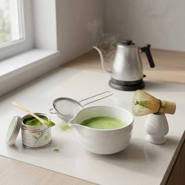 Lumarko Porcelianinis matcha rinkinys PORCE, 5 dalys