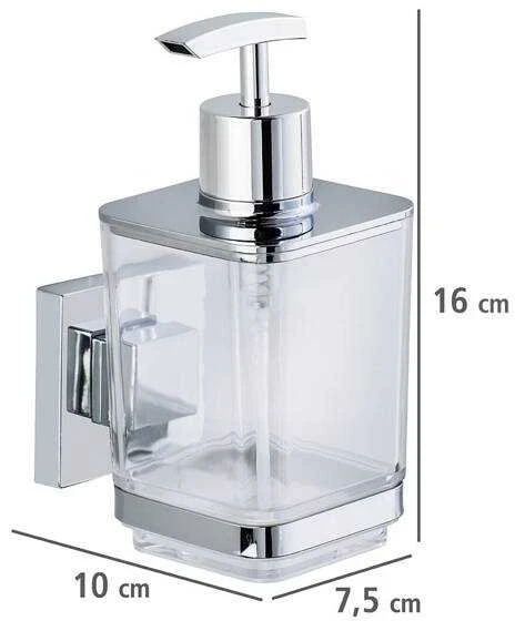 QUADRO muilo dozatorius, Vacuum-Loc nerūdijantis plienas - 340 ml, WENKO