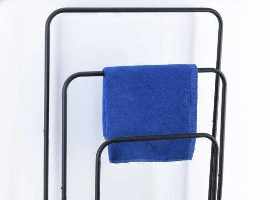 Bathroom Solutions Rankšluosčių kabykla, juoda, 49,5x75cm, metalas