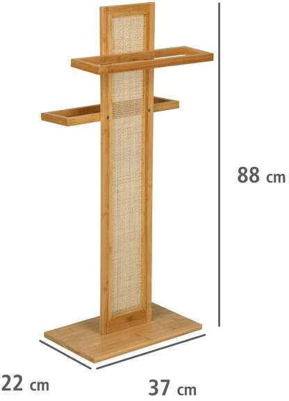 Rankšluosčių stovas ALLEGRE BAMBOO, 88 cm, WENKO