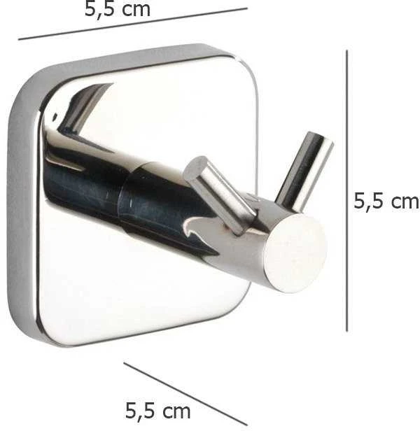 Rankšluostis hanger DUO sidabrinis MEZZANO, WENKO