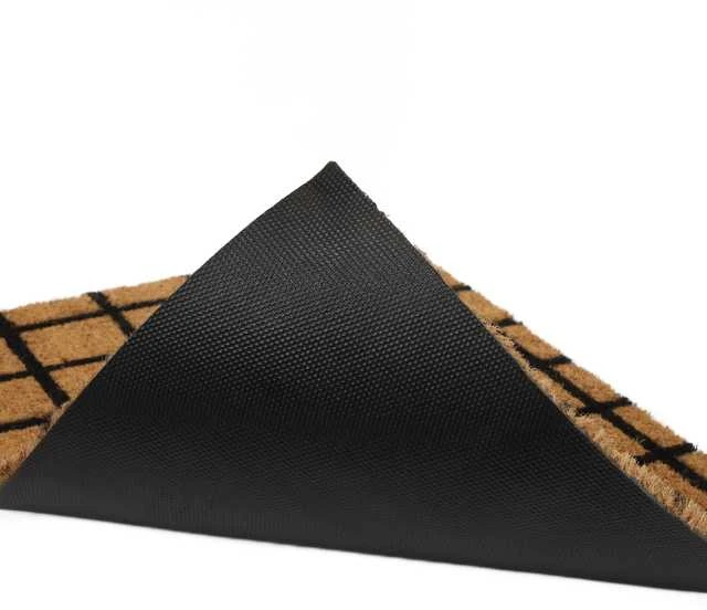 Home Styling Collection Raštuotas kokoso pluošto durų kilimėlis, 59 x 39 cm