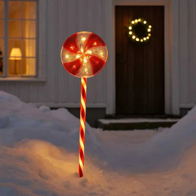 Mondex Kalėdų žibintai Lolly Lauke 60 LED 62 cm - Sodo apšvietimas