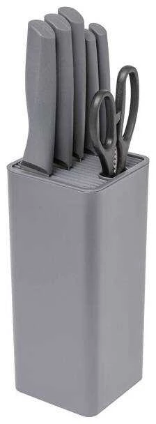 5five Simply Smart 5 NEO virtuvinių peilių rinkinys stove + žirklės, 7 elementai