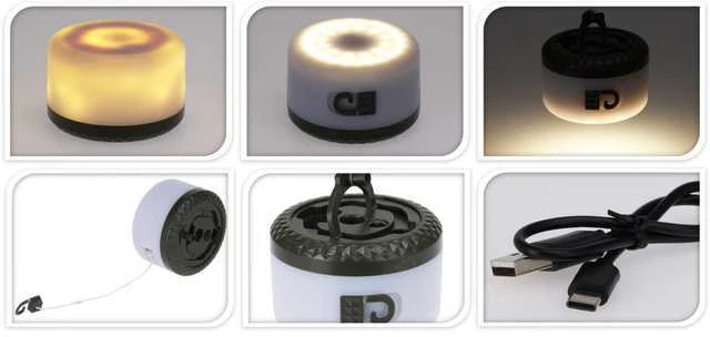 Redcliffs Įkraunama LED lempa kempingui USB