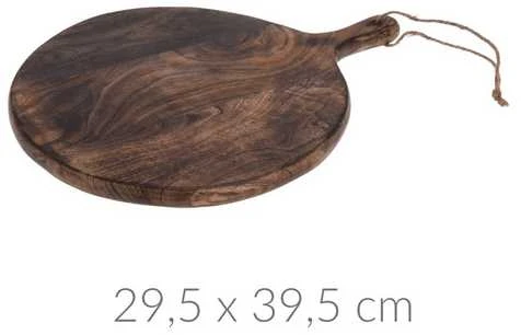 Mondex Pjaustymo ir serviravimo lenta medinė 39,5x29 cm