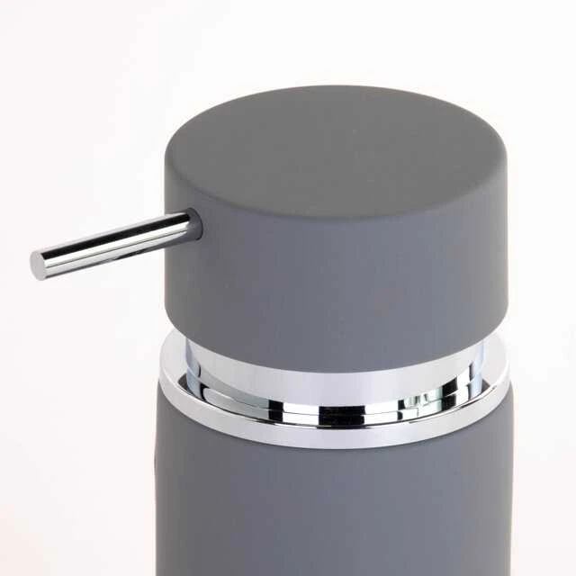 Zeller muilo dozatorius RUBBER muilo dozatorius - spalla pilka, 300 ml, ZELLER
