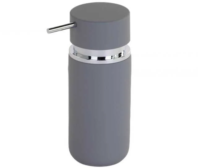Zeller muilo dozatorius RUBBER muilo dozatorius - spalla pilka, 300 ml, ZELLER