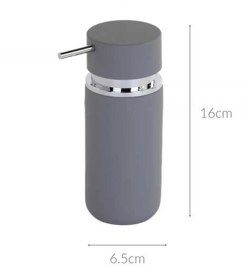 Zeller muilo dozatorius RUBBER muilo dozatorius - spalla pilka, 300 ml, ZELLER