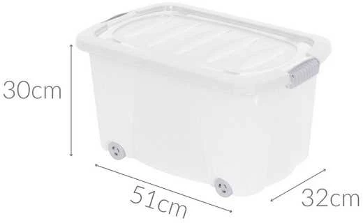 Storage Solutions Sandėliavimo konteineris ant ratų - 45 l