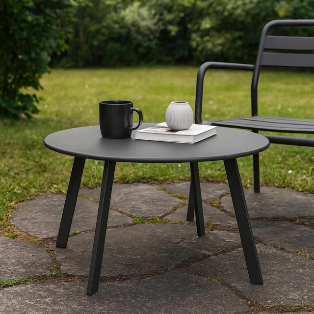 Dlgtp SAONA metalinis sodo stalas, Ø 70 cm
