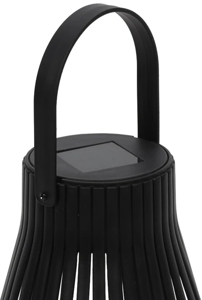 Home Styling Collection Saulės žibintas, juodas, 23 cm