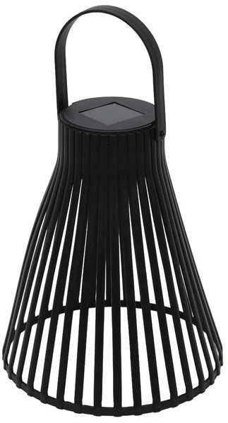 Home Styling Collection Saulės žibintas, juodas, 23 cm