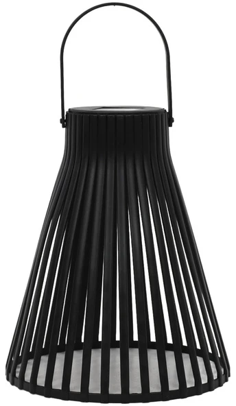 Home Styling Collection Saulės žibintas, juodas, 23 cm