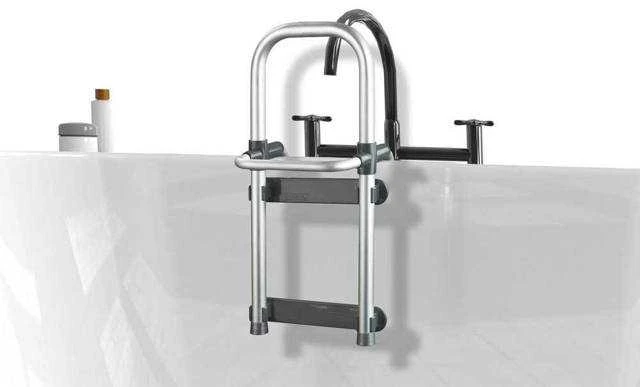 Maximex Secura bathtub handrail, sidabrinis, aluminum