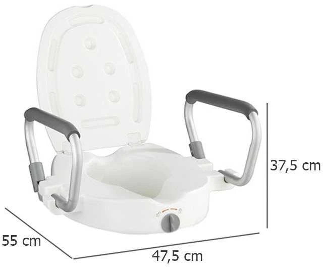Secura Secura WENKO klozeto sėdynė su rankenomis apkrova 130 kg