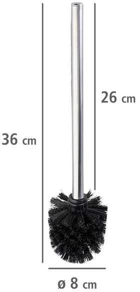 4 tualetinių šepečių rinkinys su keičiamomis galvutėmis WENKO, Ø 8 cm