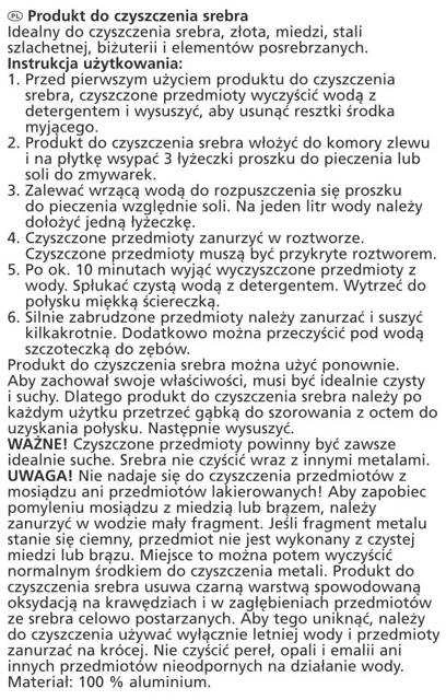 Maximex Sidabrinis Valiklis, Aluminum