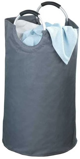 Medžiaginis krepšys su rankenomis Jumbo Wenko Ø38x72cm aliumininis/antracito sp.