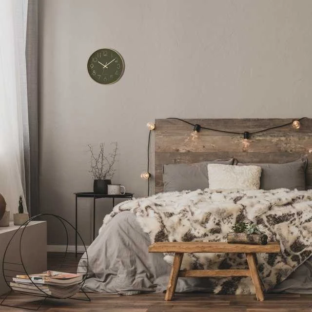 Atmosphera Sieninis vaikų kambario laikrodis su tyliu mechanizmu, žalias, Ø 30 cm