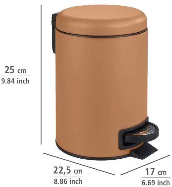 Šiukšlių dėžė LEMAN, 3 L, VENKO