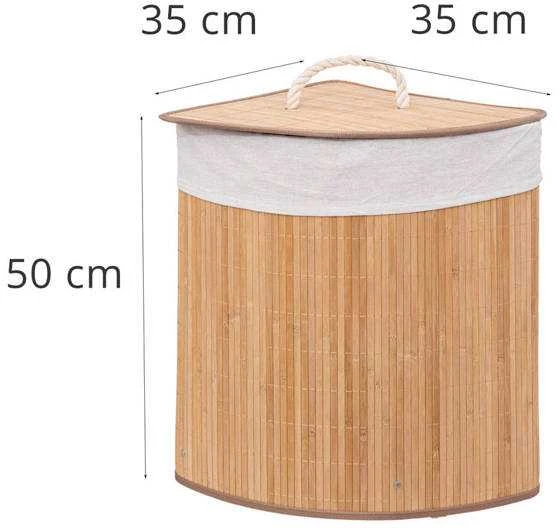 Five_S_Smart Krepšys skalbinių trikampis 48l