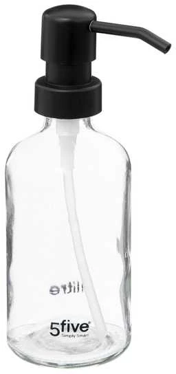 5five Simply Smart Skysto muilo dozatorius, stiklinis, 250 ml