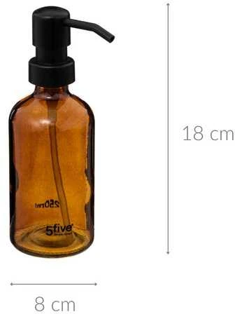 5five Simply Smart Skysto muilo dozatorius, stiklinis, 250 ml