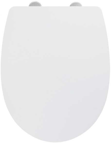 Lėtai užsidaranti klozeto sėdynė TAVOLA WENKO, 45 x 36,5 cm, baltas