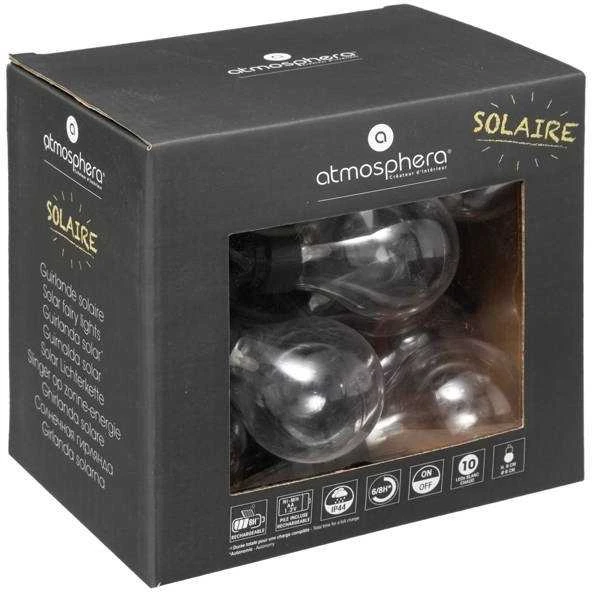 Atmosphera Saulės girlianda, 5 m, 10 LED lempučių