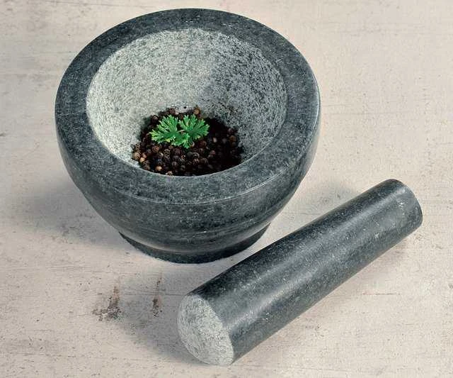 Kesper Grūstuvė prieskoniams, granitas, D 16 cm, H 8,5 cm, vnt