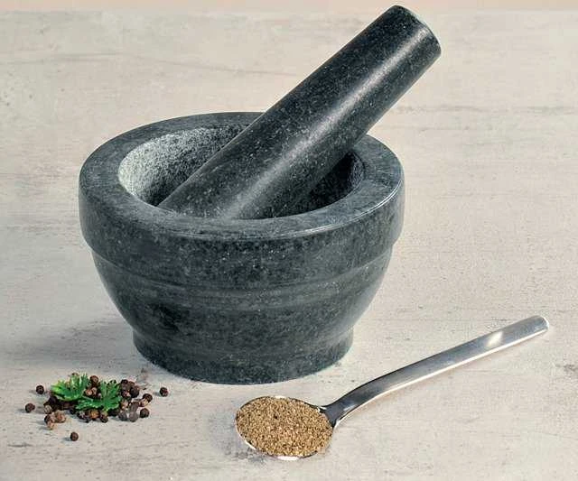 Kesper Grūstuvė prieskoniams, granitas, D 16 cm, H 8,5 cm, vnt
