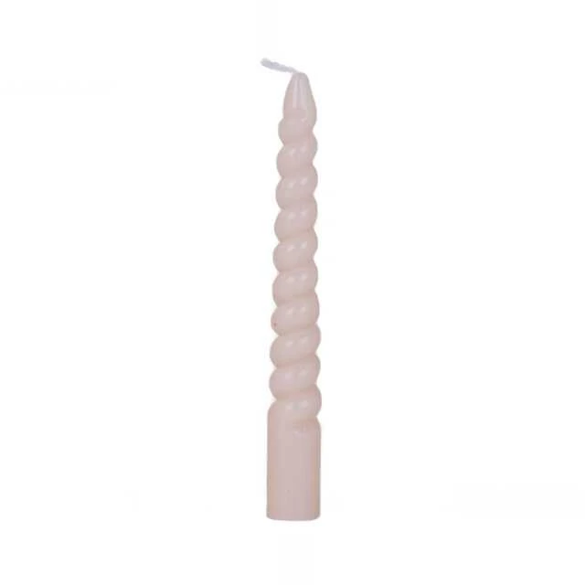 Home Styling Collection Spiralinės parafino stalo žvakės, 10 cm