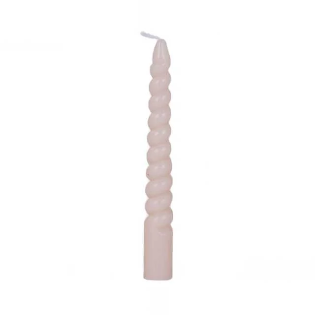 Home Styling Collection Spiralinės parafino stalo žvakės, 10 cm