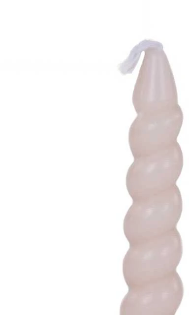 Home Styling Collection Spiralinės parafino stalo žvakės, 10 cm