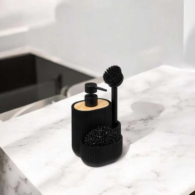 5five Simply Smart Sponge BLACKWOOD indų ir kempinių skysčio dozatorius