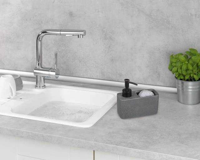 RESA MARBLE indų skysčių dozatorius su kempinės skyreliu, WENKO