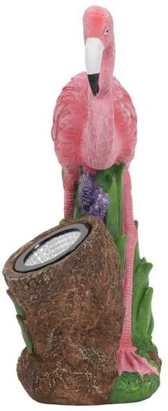 ProGarden Spotlight Sodo figūrėlė flamingas su prožektoriumi, 24 x 24 x 10,5 cm